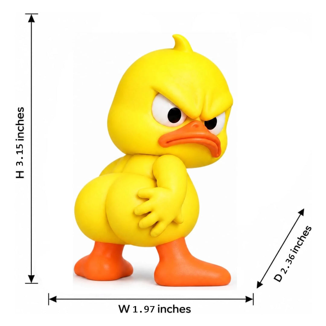 TYII Funny Angry Duck Figurine