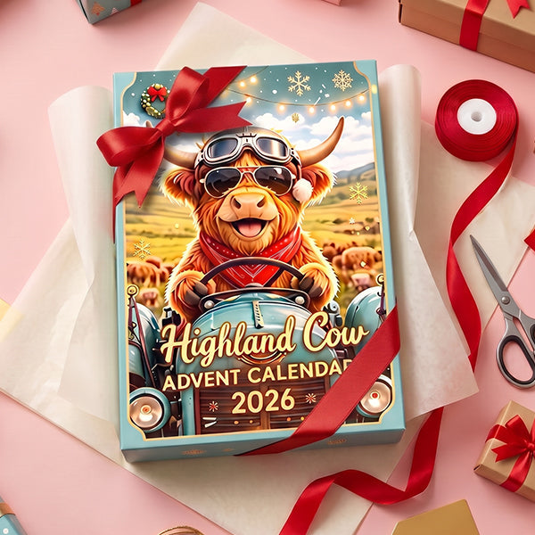 ๐ฎ 2026 Highland Cow Advent Calendar โ 24 Days of Cute 3D Mini Figurines
