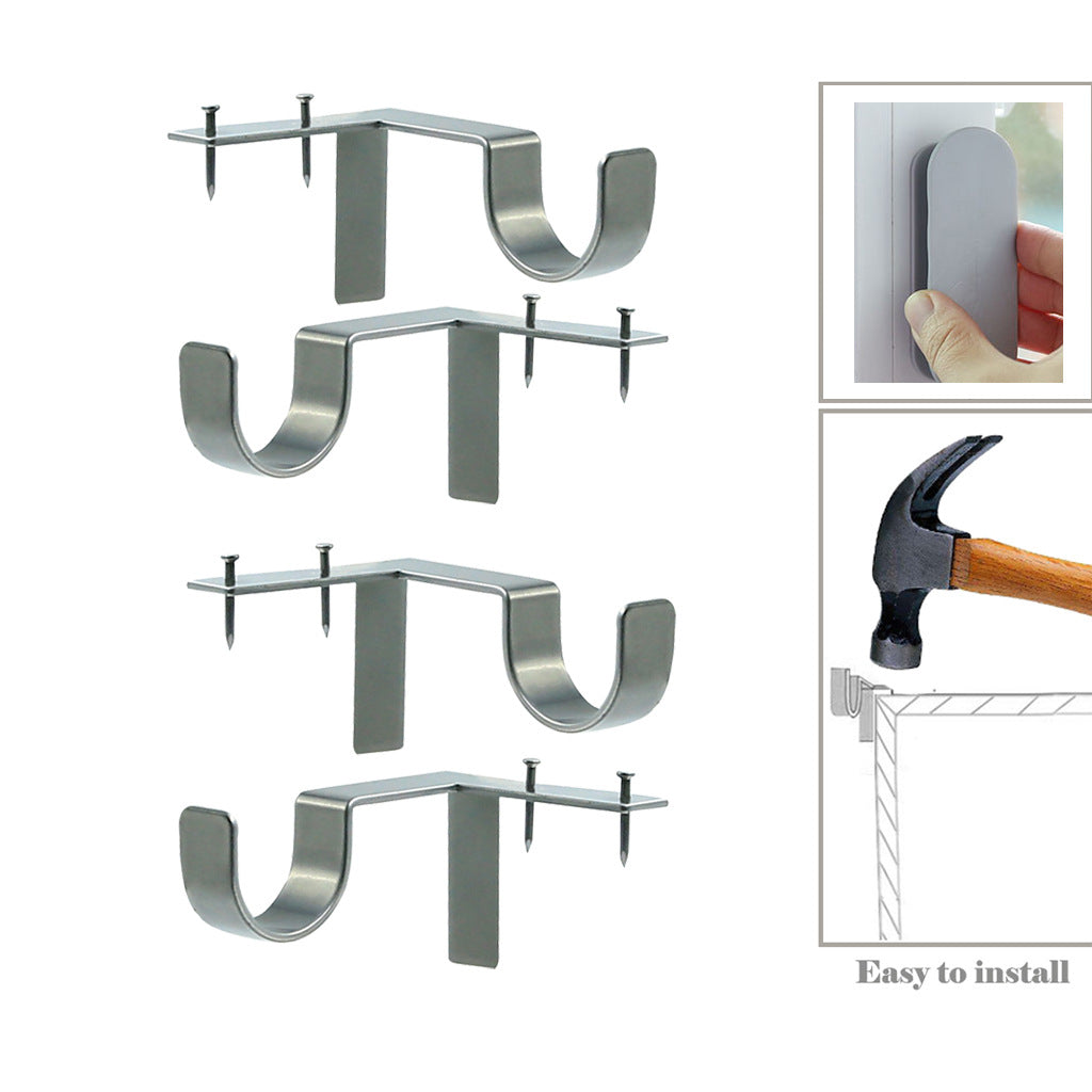 TYIIPLUS No-Drill Curtain Rod Brackets