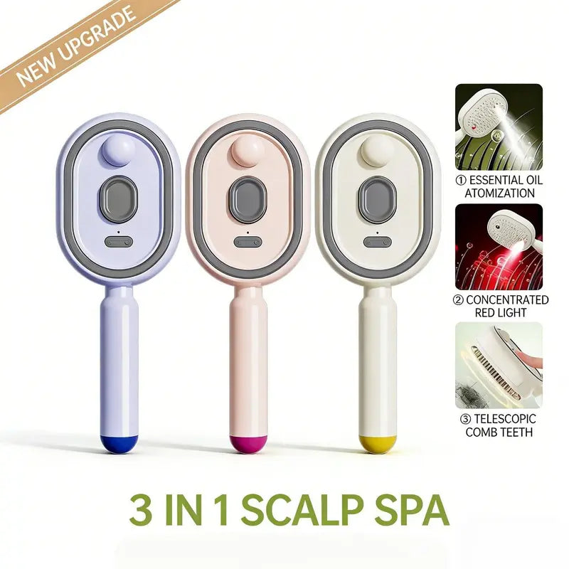 💫SAVE 49% NOW🪮✨Steam Mist Straightening Comb – Easy Salon-Like Hair