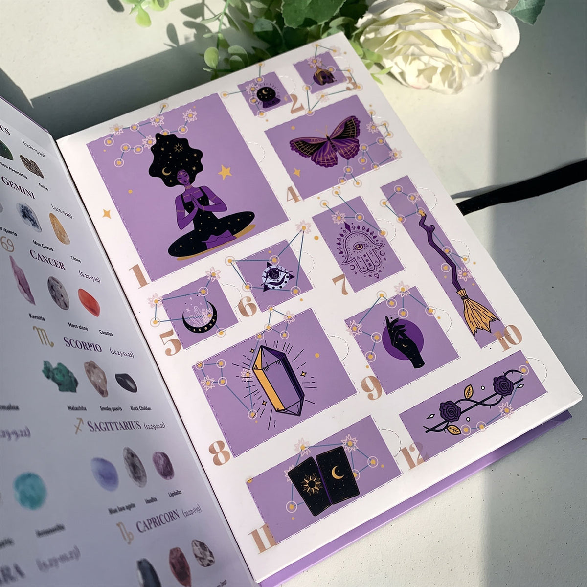 12-Day Mystical Crystal & Gemstone Advent Calendar