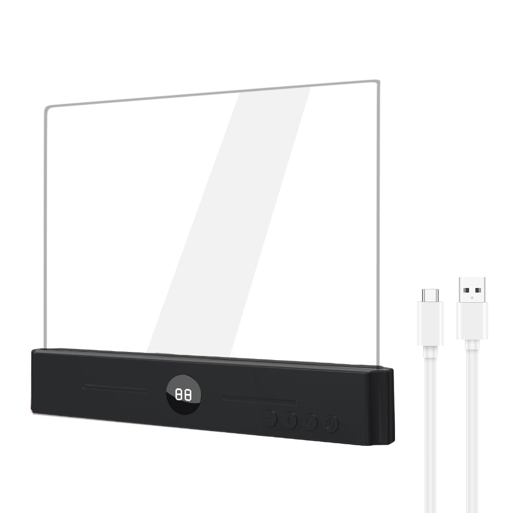 Rechargeable Flat LED Book Light ๐ 3 Colors Timer Perfect Night Reading