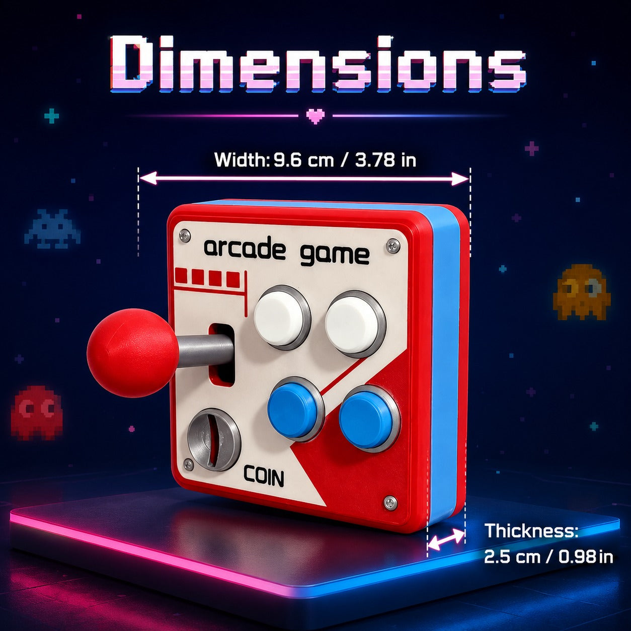 TYIIPLUS™ High Score Retro Arcade Gamer Wall Switch Cover