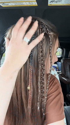 š„š 2026 Boho Dreadlock Clip-In Hair Extensions šæ ā 20" Braided Hair with Beads & Charms