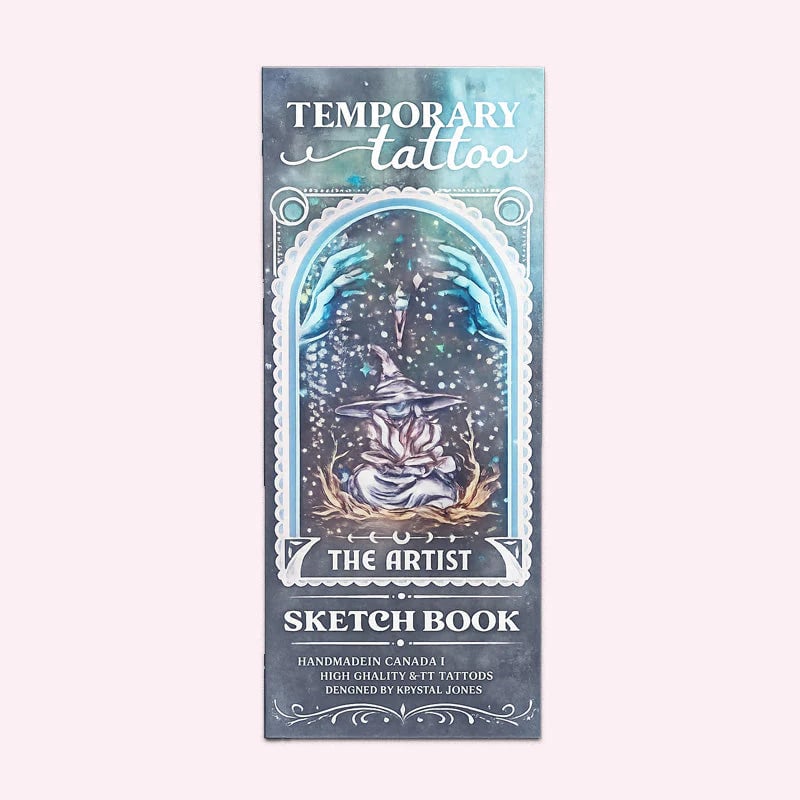 Temporary Tattoo Sketchbook – Tattoo Design Drawing Book
