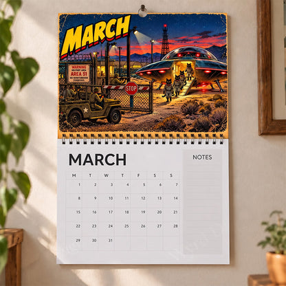 👽🐱If Cats Were Aliens 2027 Calendar