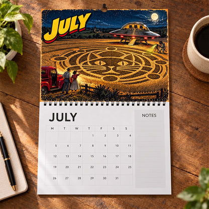 👽🐱If Cats Were Aliens 2027 Calendar
