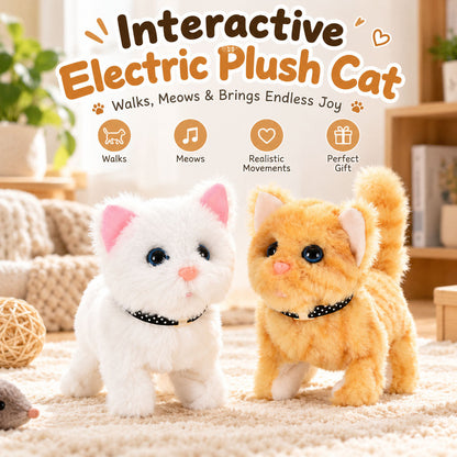 Electric Interactive Plush Kitten Toy