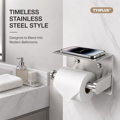 TYIIPLUS™ Toilet Paper Holder with Shelf