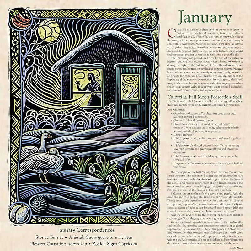 🕯️ 2027 Witches' Calendar – Premium Wall Calendar & Witchy Gift