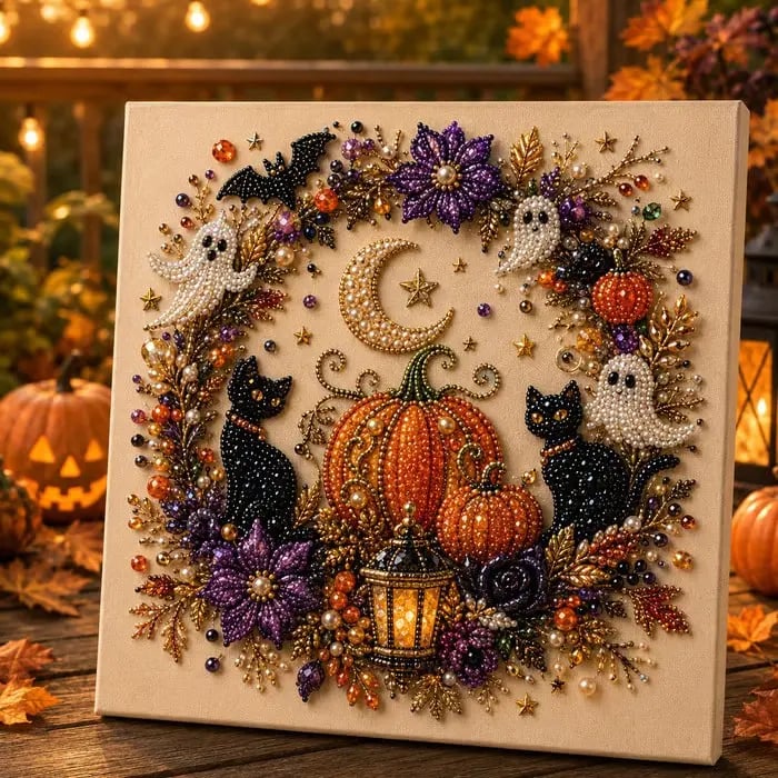 👻🎃 3D Pearl Art Halloween DIY Kit