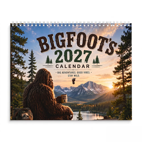 🦶Bigfoot's 2027 Calendar - Funny Sasquatch Wall Calendar