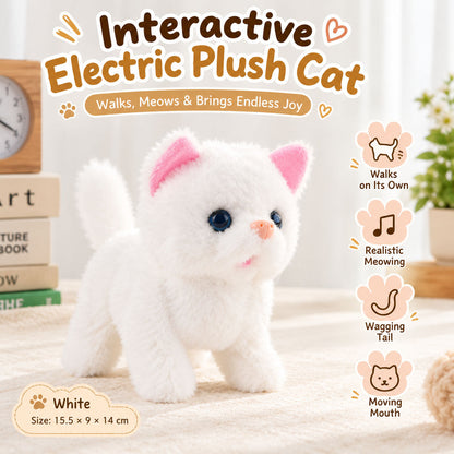 Electric Interactive Plush Kitten Toy