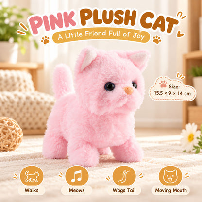Electric Interactive Plush Kitten Toy