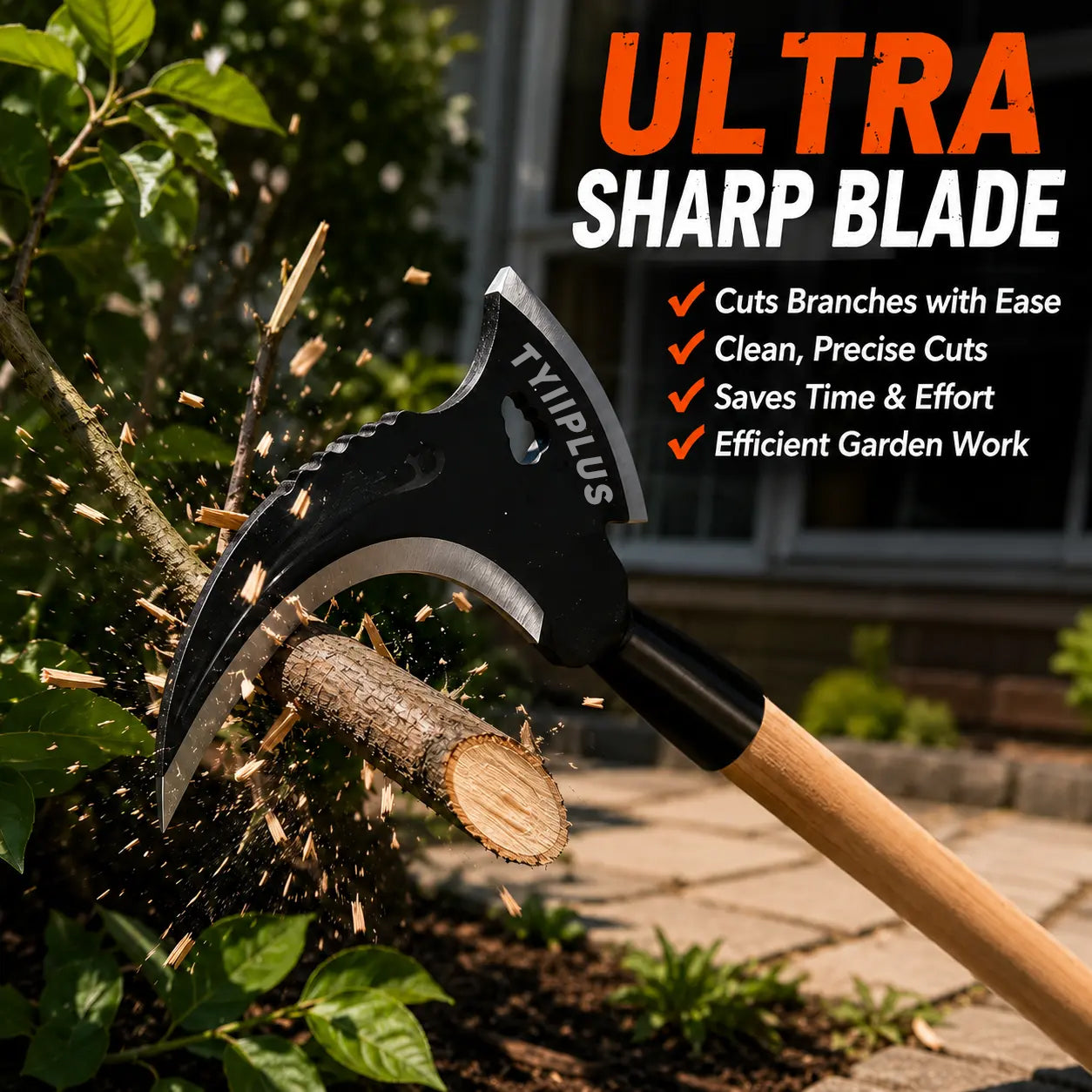 TYIIPLUS™ 2-in-1 Garden Clearing Sickle & Brush Cutter