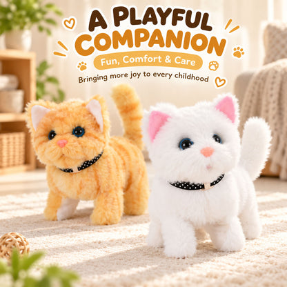 Electric Interactive Plush Kitten Toy