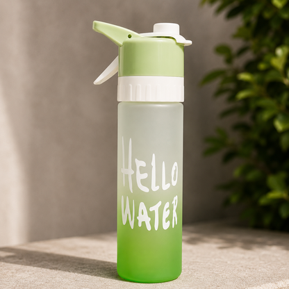 2-in-1 Hydration Bottle — Drink & Cool Down Without Carrying Extra Gear