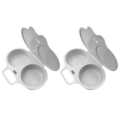 🥚✨ Dual-Cavity Microwave Egg Poacher | Quick & Healthy Breakfast in Minutes 🍳