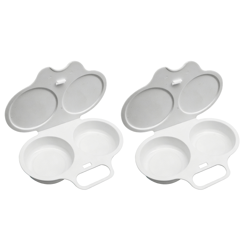 🥚✨ Dual-Cavity Microwave Egg Poacher | Quick & Healthy Breakfast in Minutes 🍳