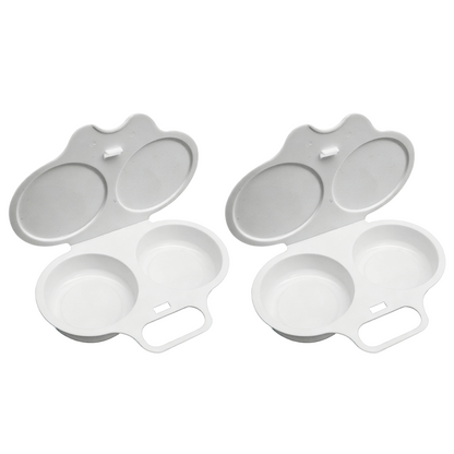 🥚✨ Dual-Cavity Microwave Egg Poacher | Quick & Healthy Breakfast in Minutes 🍳