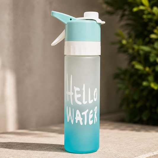 2-in-1 Hydration Bottle — Drink & Cool Down Without Carrying Extra Gear