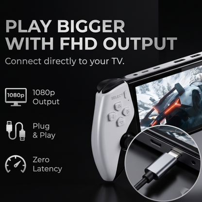🎄Christmas Sale 40% OFF🎁 TYIIPLUS Retro Handheld Game Console with HD 5-inch IPS Screen over 20,000 Games
