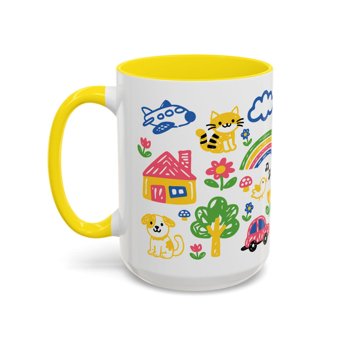 Good Morning Mother Fuckers Mug, Doodle Art Coffee Cup