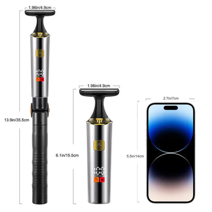 4-in-1 Men's Electric Back Shaver & Body Groomer | Waterproof USB Trimmer
