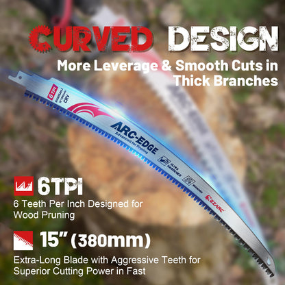 TYIIPLUS™ 15-Inch Japanese-Style Heavy Duty Reciprocating Saw Blades