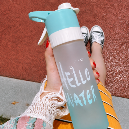 2-in-1 Hydration Bottle — Drink & Cool Down Without Carrying Extra Gear