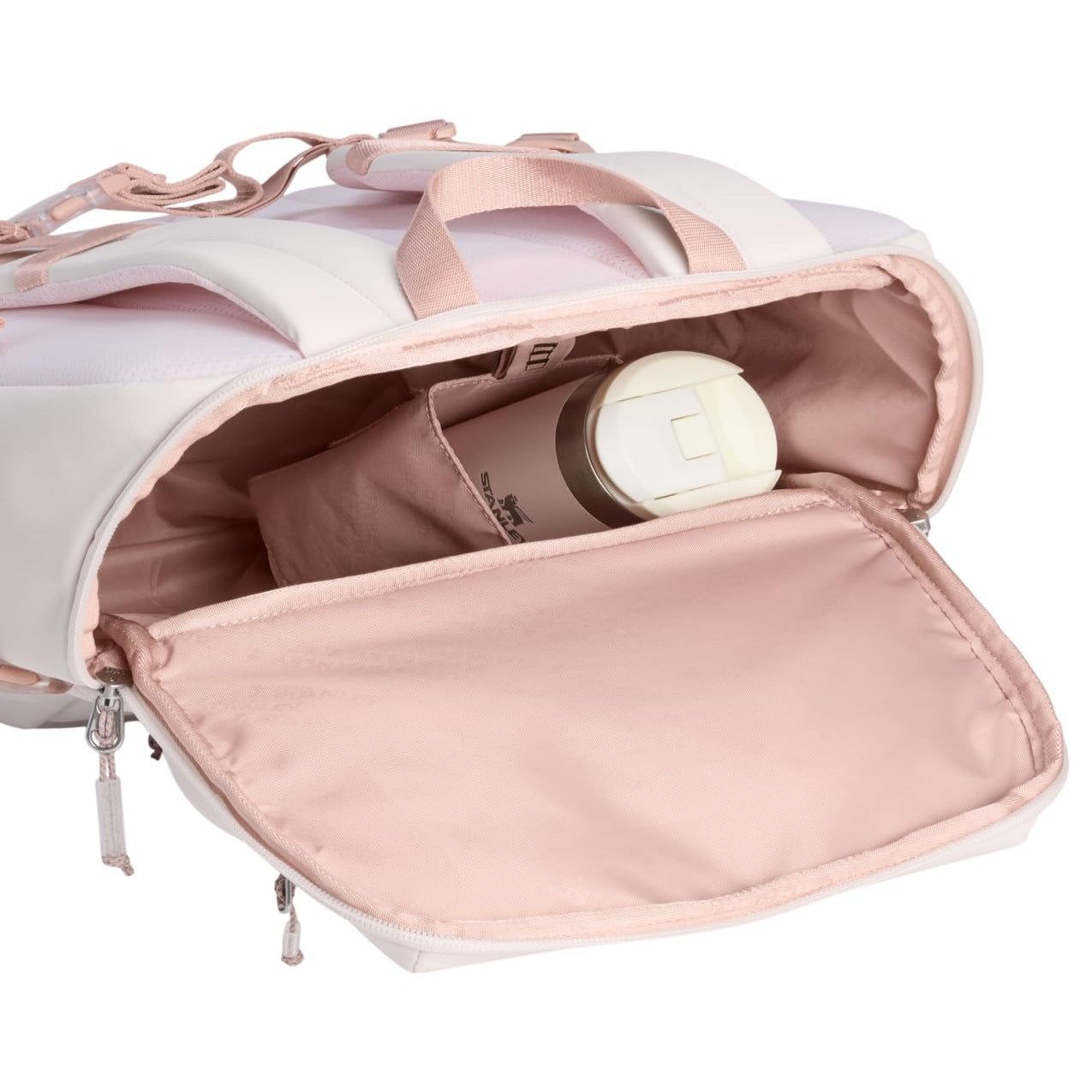 TYIIPLUS™ Tumbler-Friendly Backpack with Secure Cup Holders, Laptop Sleeve & Shoe Compartment