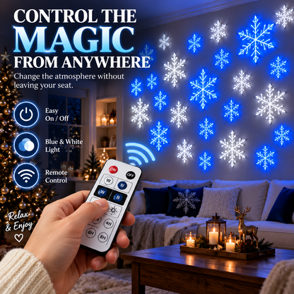 ❄️TYIIPLUS LED Snowflake Wall Light Set (12 Pcs)
