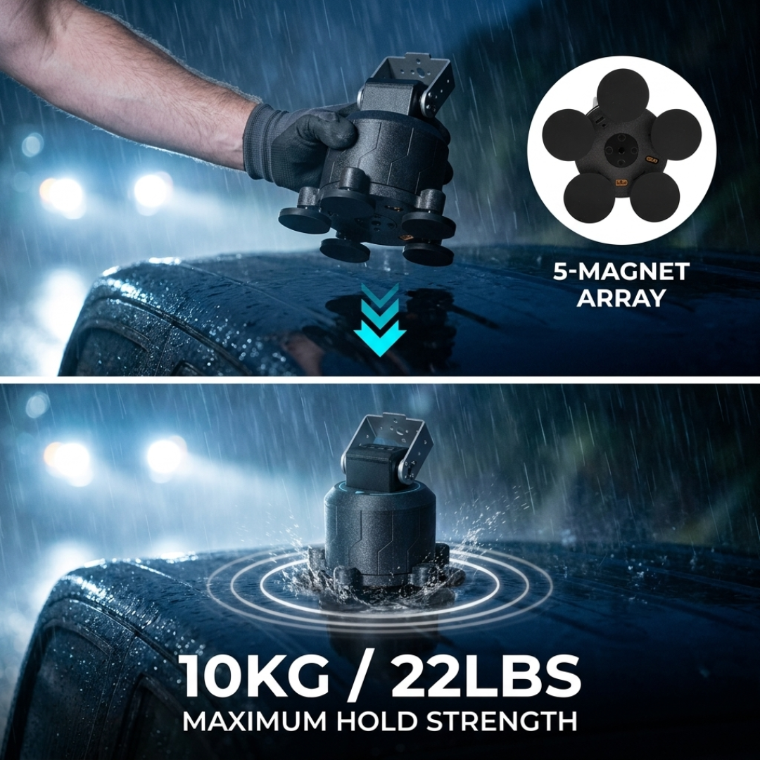 🏕️ Omni-Directional 360-degree rotation LED Pod Light