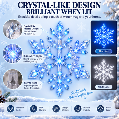 ❄️TYIIPLUS LED Snowflake Wall Light Set (12 Pcs)