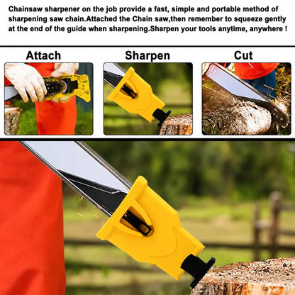 💥Compact Chainsaw Sharpener – Fast and Accurate Maintenance for All Chainsaws