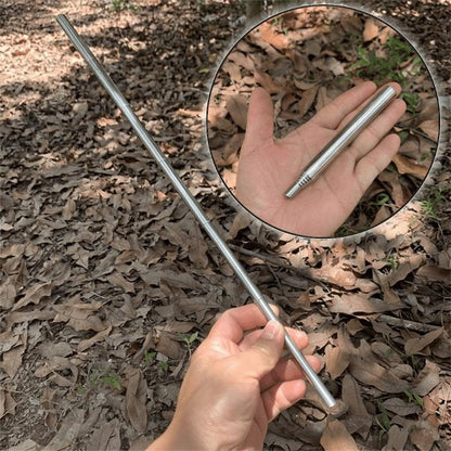 Telescopic Fire Blow Pipe – Stainless Steel Camping Fire Starter Tube for BBQ, Campfires & Survival Gear
