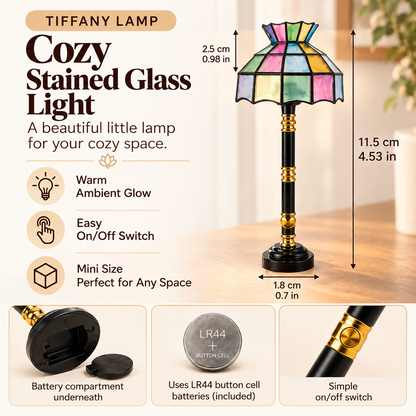 Vintage Miniature Bookshelf Lamp for Book Lovers