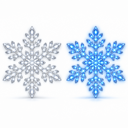 ❄️TYIIPLUS LED Snowflake Wall Light Set (12 Pcs)