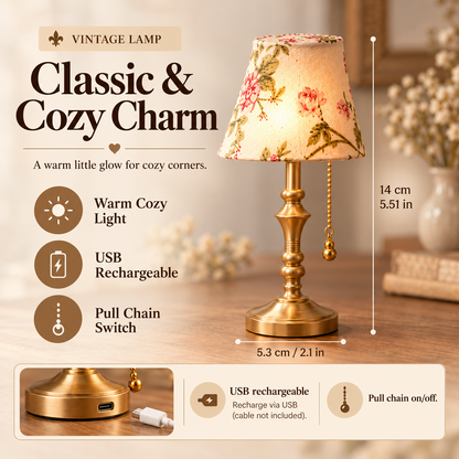 Vintage Miniature Bookshelf Lamp for Book Lovers