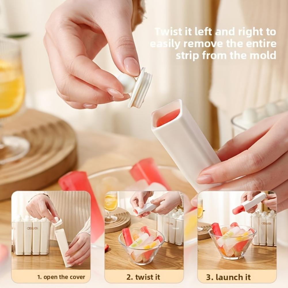 Homemade Reusable Icecream Maker Silicone Mold