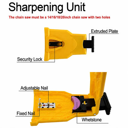💥Compact Chainsaw Sharpener – Fast and Accurate Maintenance for All Chainsaws
