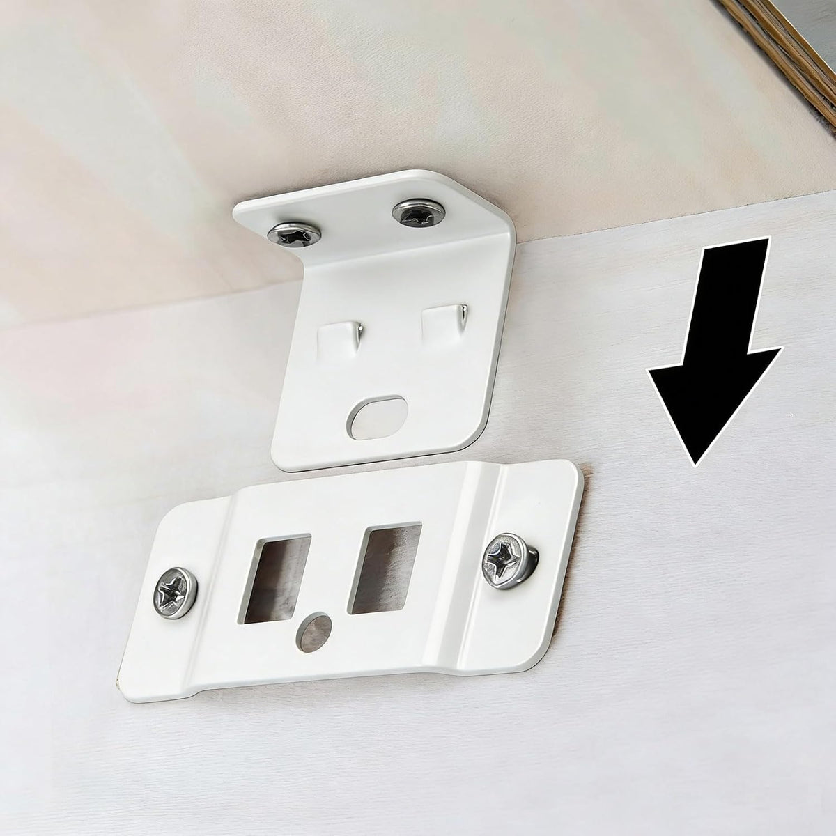 10 Pack Quick Fitting Furniture Joint Bracket with Screws