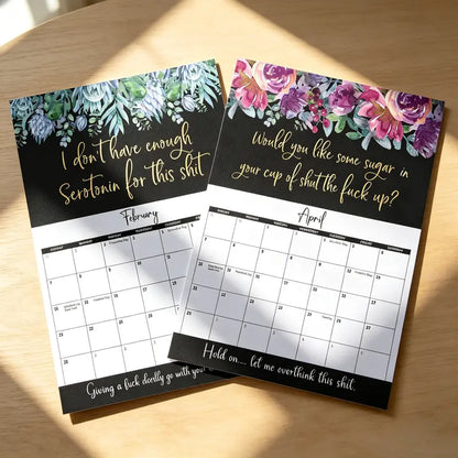 Funny Sweary 2027 Calendar for Tired-Ass Women
