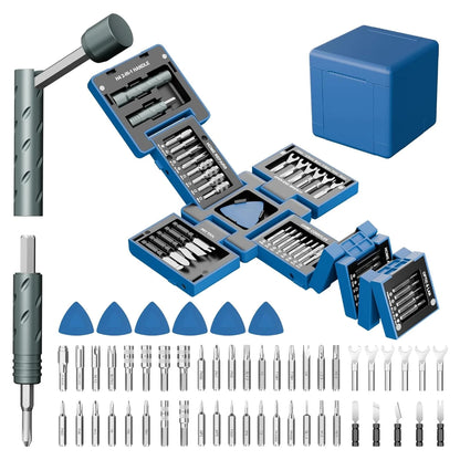 TYIIPLUS 55 in 1 Magnetic Screwdriver Set, Cube Tool Kit