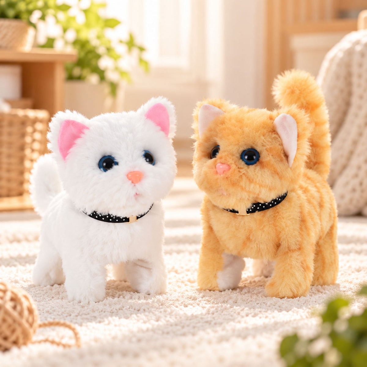 Electric Interactive Plush Kitten Toy