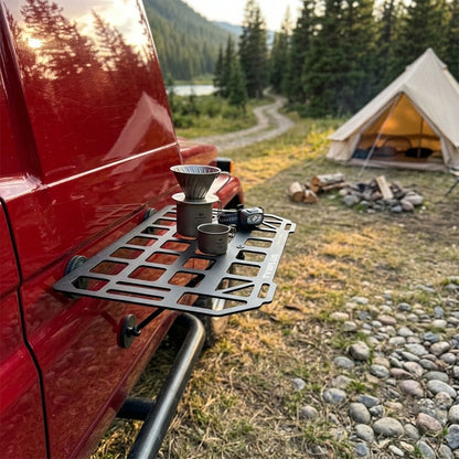 Heavy-Duty Magnetic Vehicle Side Table | Portable Grid Camp Desk