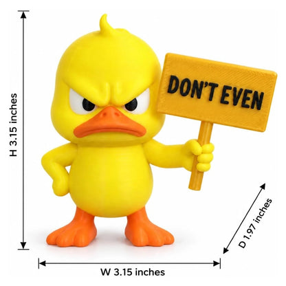 TYII Funny Angry Duck Figurine