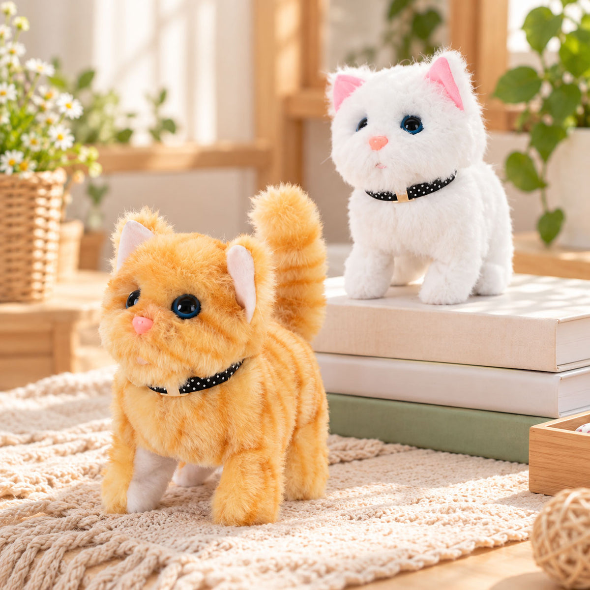 Electric Interactive Plush Kitten Toy