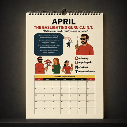 The C.U.N.T. 2027 Wall Calendar – 12 Months of Pure Unfiltered Chaos