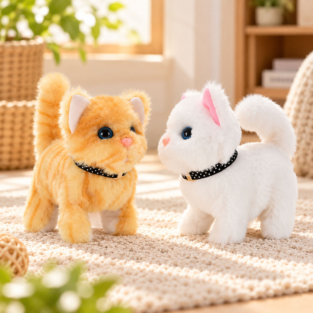Electric Interactive Plush Kitten Toy